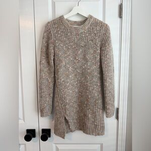 BY MALENE BIRGER Giolina Ribbed Bouclé Sweater Wool Mohair Natural Size Small